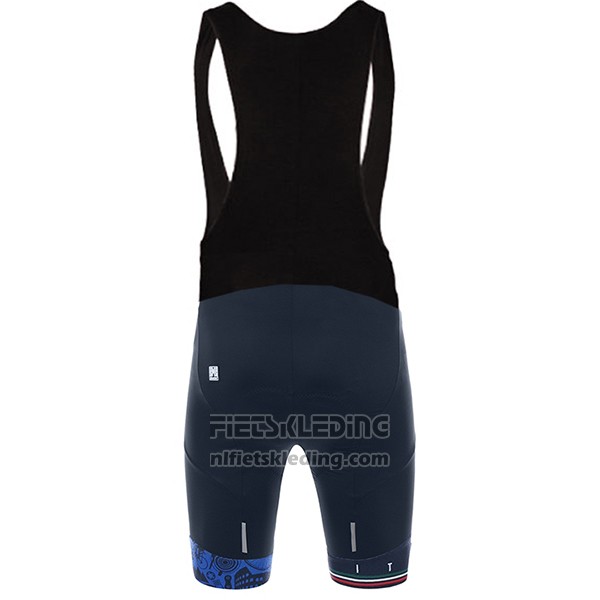 2017 Fietskleding Italie Zwart en Blauw Korte Mouwen en Koersbroek